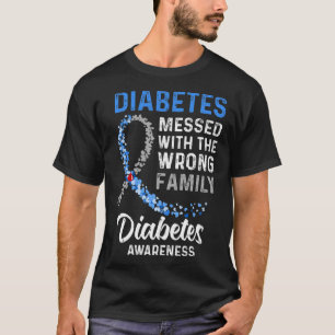 Das Diabetes-Bewusstsein der falschen Familie su T-Shirt
