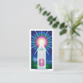 Das Diagramm Ihres wahren Selbst Telefonnummerkarte (Stehend Vorderseite)