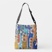 Das Diagramm Tragetaschen Mit Langen Trägern (Rückseite)