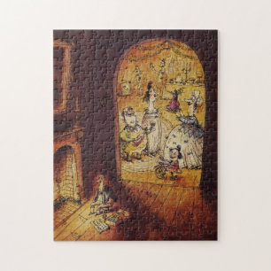 Das Dickensian Feiertags-Partypuzzlespiel Puzzle