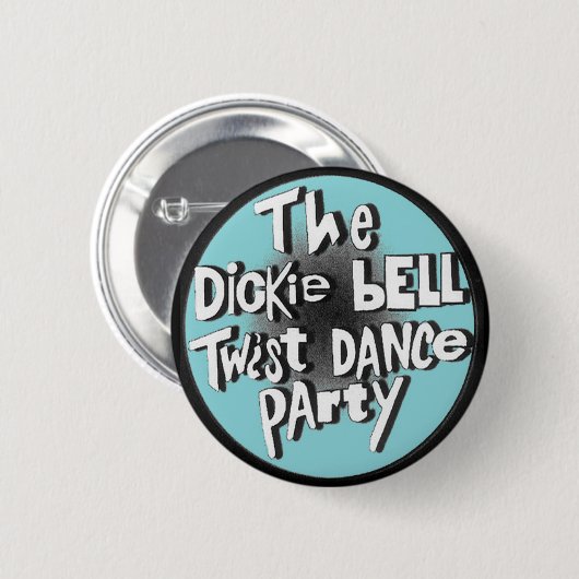 Das Dickie Bell Drehung Dance Party Button (Vorne & Hinten)