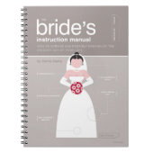 Das Die Anweisungs-Handbuch der Braut Notizblock (Vorderseite)