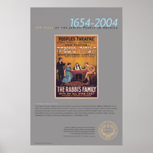 Das Die Familien-Theater-Plakat des Rabbiners Poster