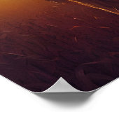 Das digitale Kunstposter der einsamen Skizze Poster (Ecke)