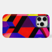 "Das digitale Mosaik: Eine hypermoderne Vision" iPhone Hülle (Rückseite (Horizontal))