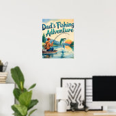 Das digitale Poster der Kunst des Vaters (Heimbüro)