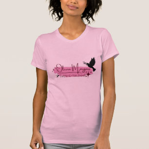 Das digitale Taubensignatur Ästhetisches T-Shirt