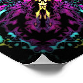 Das Ding vom Weltraum - Muster Pareidolis Poster (Ecke)