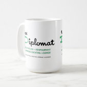 Das Diplomat Restaurant, Chicago, IL Kaffeetasse (Vorderseite Links)