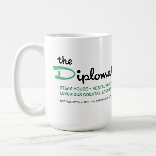 Das Diplomat Restaurant, Chicago, IL Kaffeetasse (Links)