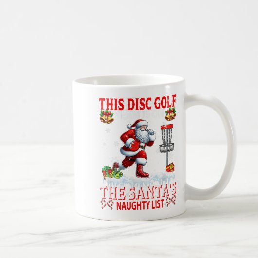 Das Disc Golf Team ist auf der Weihnachtsfeier. Kaffeetasse (Rechts)
