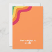 Das Disco Volunteer Appreciation Party der 70er Ja Einladung (Rückseite)