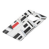 Das District Speedy Bottle Opener Geldbeutel Flaschenöffner (Vorderseite Schrägansicht)