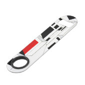 Das District Speedy Bottle Opener Speed Flaschenöffner (Vorderseite Schrägansicht)