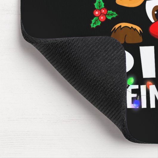 Das Diva-Rentier-Weihnachten Männer Frauen Mousepad (Ecke)