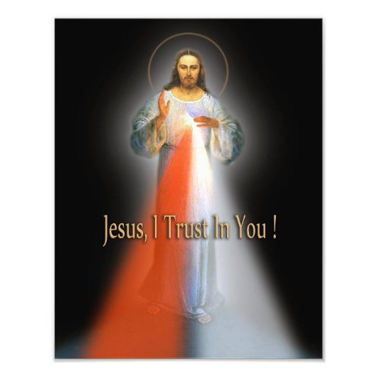 DAS DIVINE MERCY-BILD FOTODRUCK (Vorne)