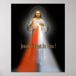 DAS DIVINE MERCY BILD. POSTER