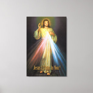 DAS DIVINE MERCY-LIEFERBILD LEINWANDDRUCK