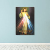 DAS DIVINE MERCY-LIEFERBILD LEINWANDDRUCK (Insitu (Holzboden))