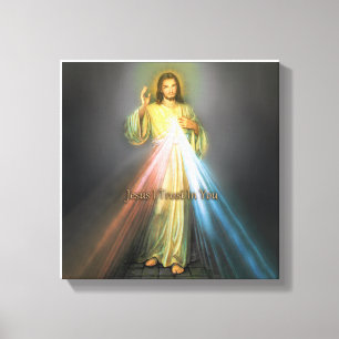 DAS DIVINE MERCY-LIEFERBILD LEINWANDDRUCK