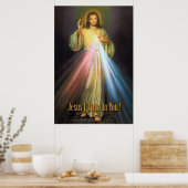 DAS DIVINE MERCY-LIEFERBILD POSTER (Küche)