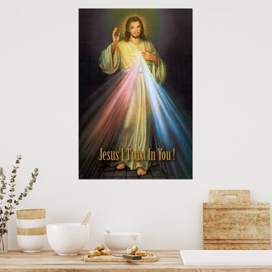DAS DIVINE MERCY-LIEFERBILD POSTER (Küche)