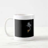 das DJ bewaffnen auf Feuer Kaffeetasse (Links)