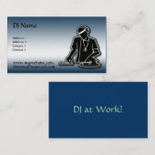 Das DJ - Verbessert Visitenkarte (Vorne/Hinten)