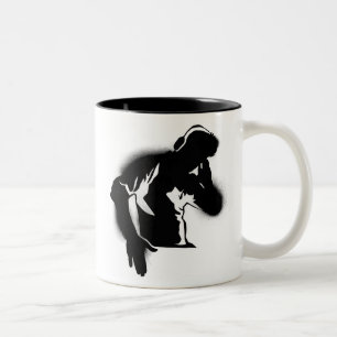 Das DJ Zweifarbige Tasse