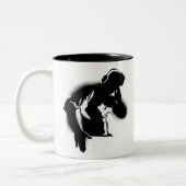 Das DJ Zweifarbige Tasse (Links)