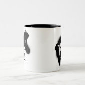 Das DJ Zweifarbige Tasse (Mittel)