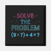Das Do Solve Problem Math 67 Meme Magnet (Vorne)