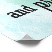 Das "Doctor of the Future Edison Quote Poster" Poster (Ecke)