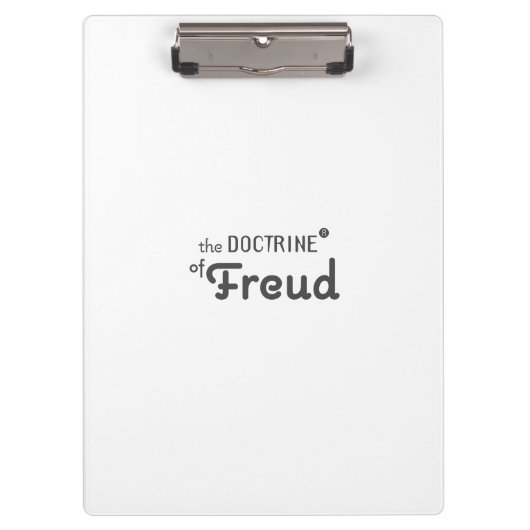 das Doctrine® von Freud Klemmbrett (Vorderseite)