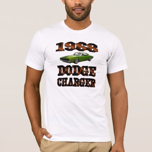 Das Dodge-Ladegerät 1968 der Männer T-Shirt (Vorderseite)