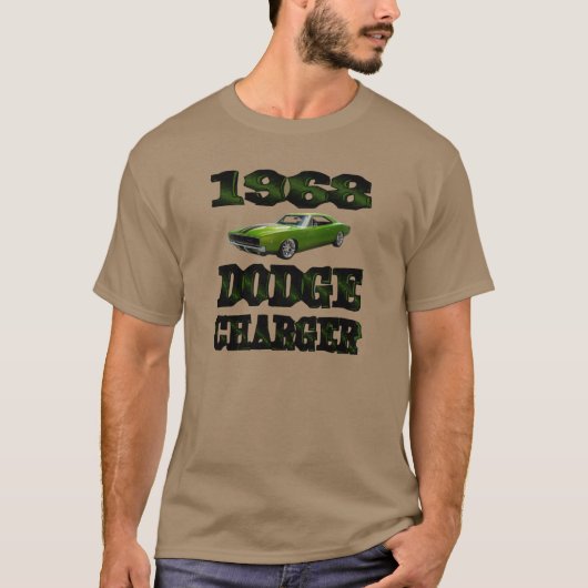 Das Dodge-Ladegerät 1968 der Männer T-Shirt (Vorderseite)