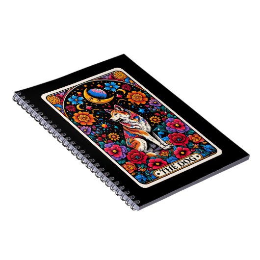 Das Dog Spirit Tarot Card Notebook Notizblock (Rechte Seite)