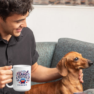 Das Dog-Vater-Thema Personalisiert Kaffeetasse