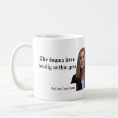 Das Dogma lebt laut innerhalb Sie (Farbe) Kaffeetasse (Links)