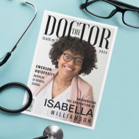 Das Doktor-Magazin "Trendy Doctor Graduate Foto"