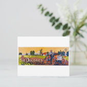 Das Dolores Automobil Postkarte (Stehend Vorderseite)
