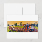 Das Dolores Automobil Postkarte (Vorne/Hinten)