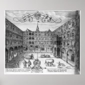 Das Domus Germanorum in Venedig, 1616 Poster (Vorne)