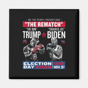 Das Don und Crooked Joe Biden - Pro Trump Magnet