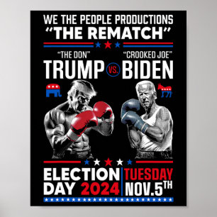 Das Don und Crooked Joe Biden - Pro Trump Poster