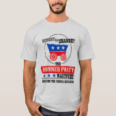 Das Donner Party will SIE! T-Shirt (Vorderseite)