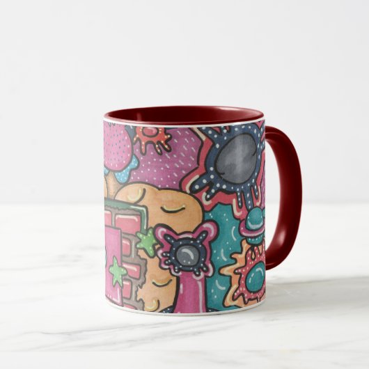 Das Doodle-System Tasse (VorderseiteRechts)