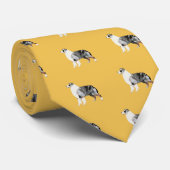 Das doppelseitige printNecktie der australischen Krawatte (Gerollt)