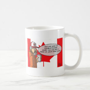 Das Doppelt-Doppelte, wie Kaffeetasse
