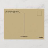 Das Dorf Erbent in Turkmenistan Postkarte (Rückseite)